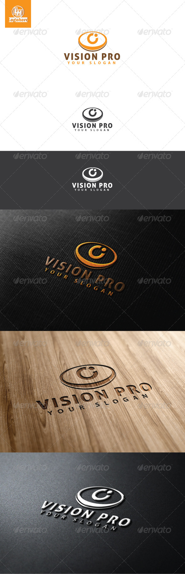 Vision Pro Logo Template, Logo Templates | GraphicRiver