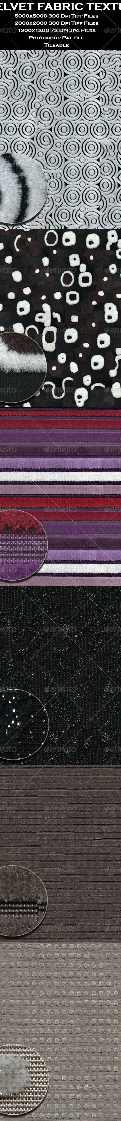 6 Velvet Fabric Texture, Textures | GraphicRiver