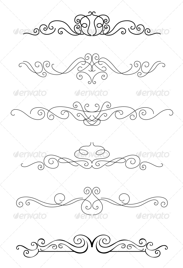 Borders and Dividers, Vectors | GraphicRiver