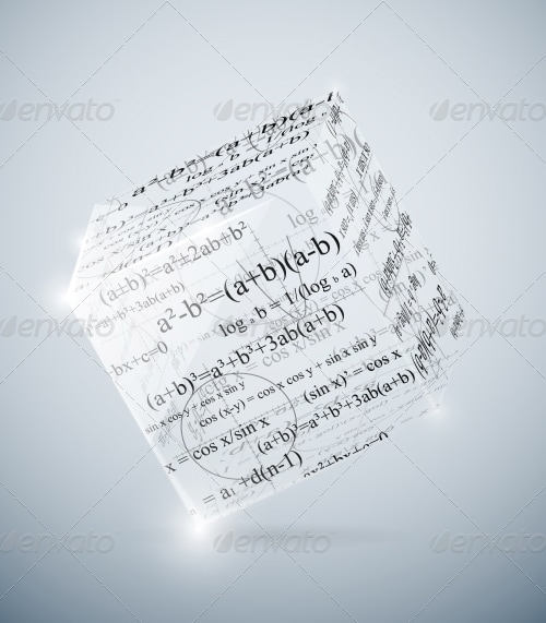 Mathematical Cube, Vectors | GraphicRiver