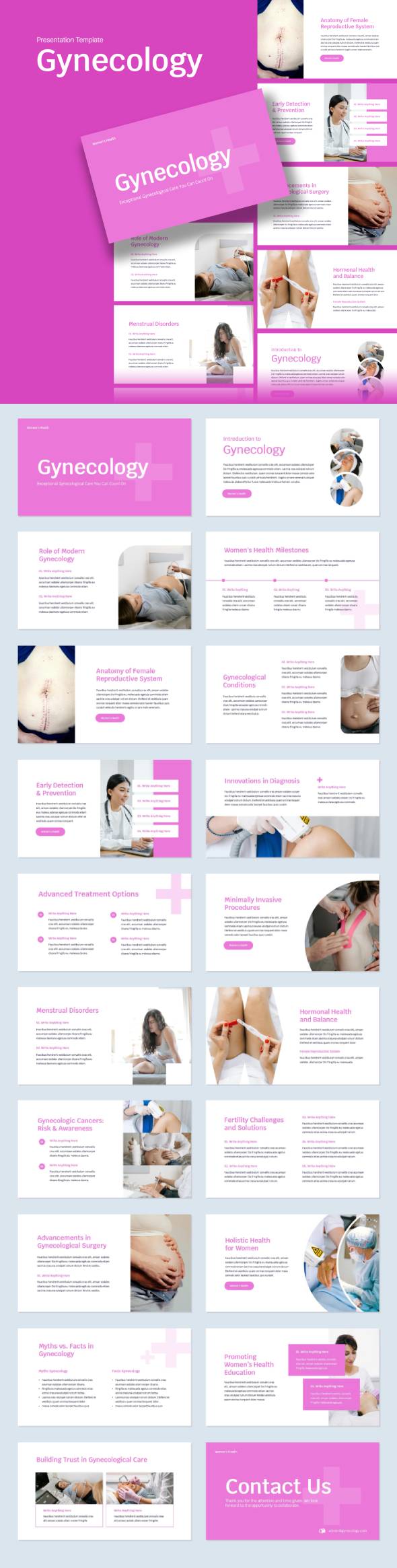 Gynecology PowerPoint Template, Presentation Templates | GraphicRiver