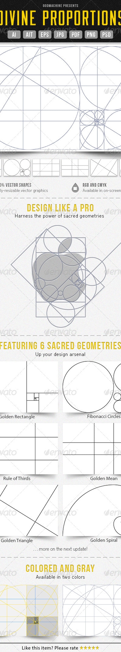 Divine Proportions, Vectors | GraphicRiver