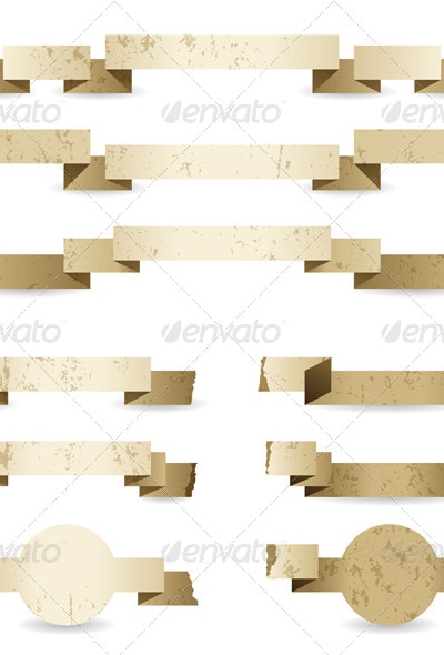 Paper Ribbons, Vectors | GraphicRiver