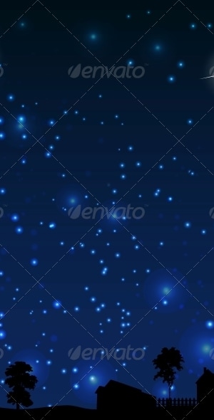Vector illustration of Night, Vectors | GraphicRiver