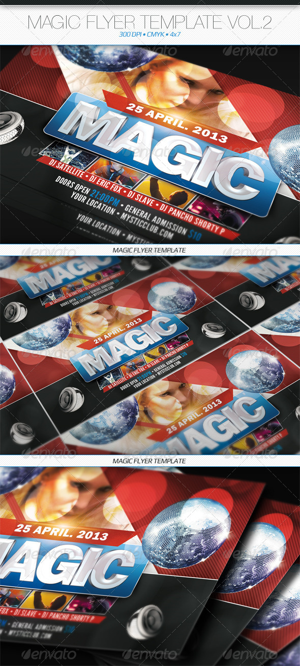 Magic Flyer Template Vol.2, Print Templates | GraphicRiver