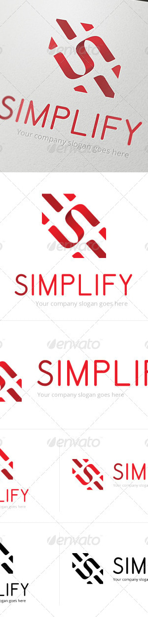 Simplify Logo Template, Logo Templates | GraphicRiver