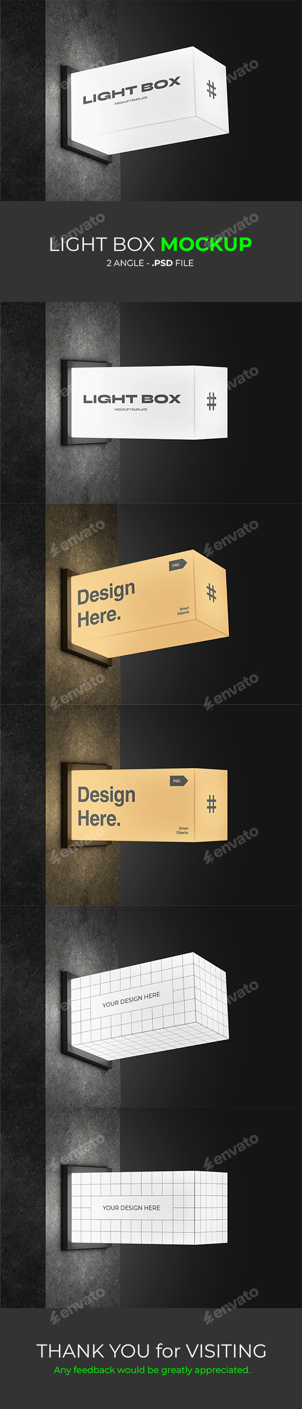 Light Box Mockup, Graphics | GraphicRiver