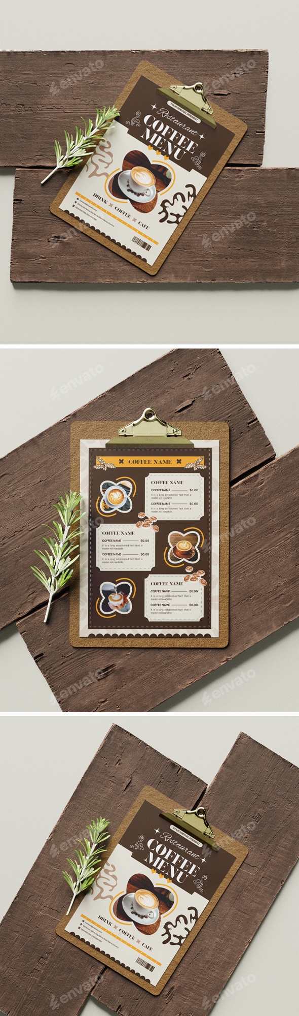 Coffee Restaurant Menu Template, Print Templates | GraphicRiver