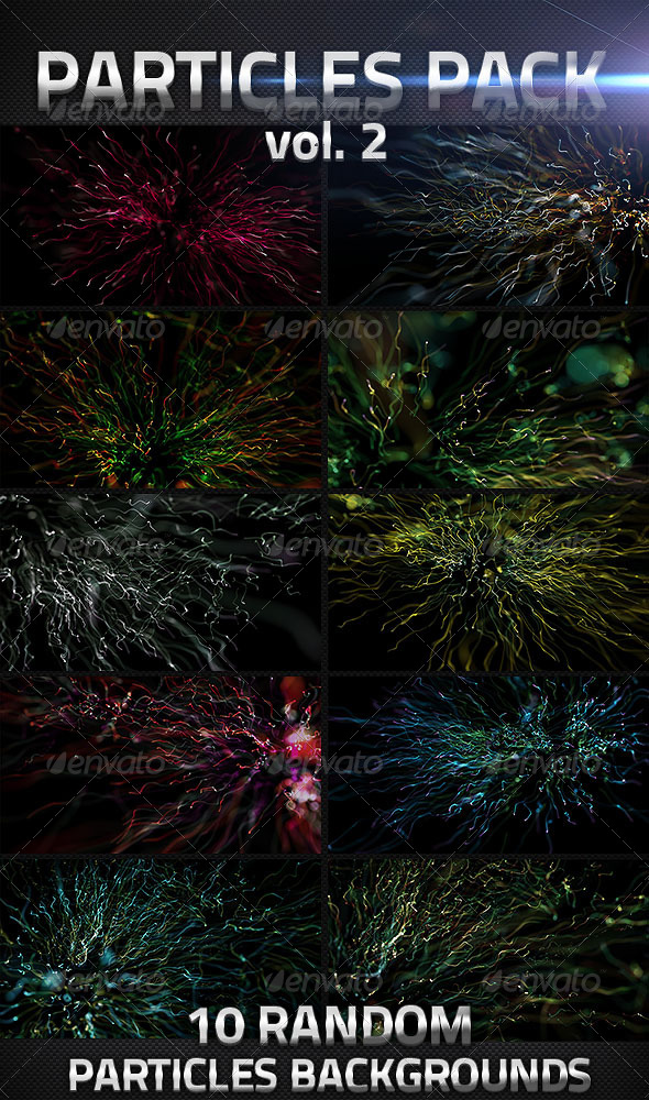 10 Abstract Particles Backgrounds Vol.2, Graphics | GraphicRiver