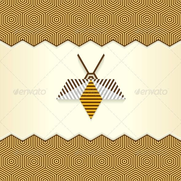 Abstract Geometrical Bee, Vectors | GraphicRiver