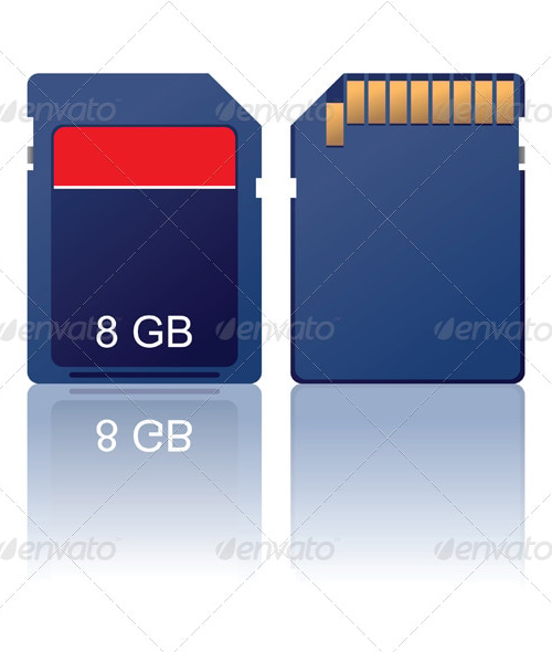 Memory Card, Vectors | GraphicRiver