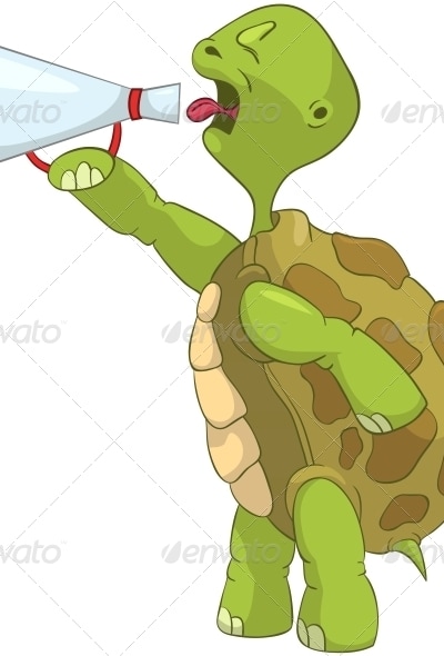 Turtle. Screaming., Vectors | GraphicRiver