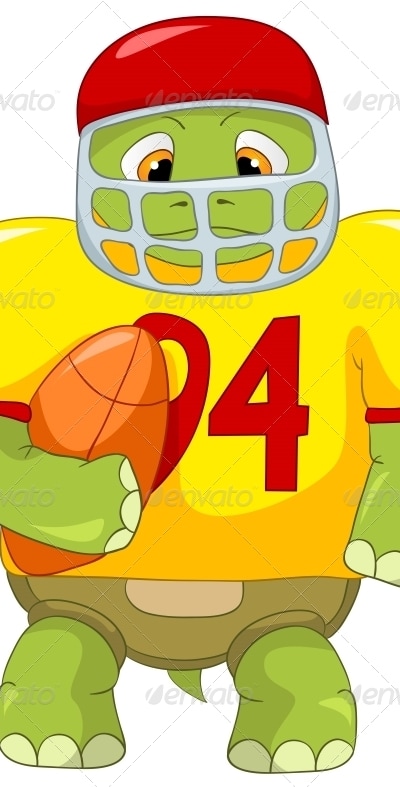 Turtle. Rugby., Vectors | GraphicRiver