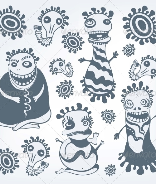 Freak Set, Vectors | GraphicRiver