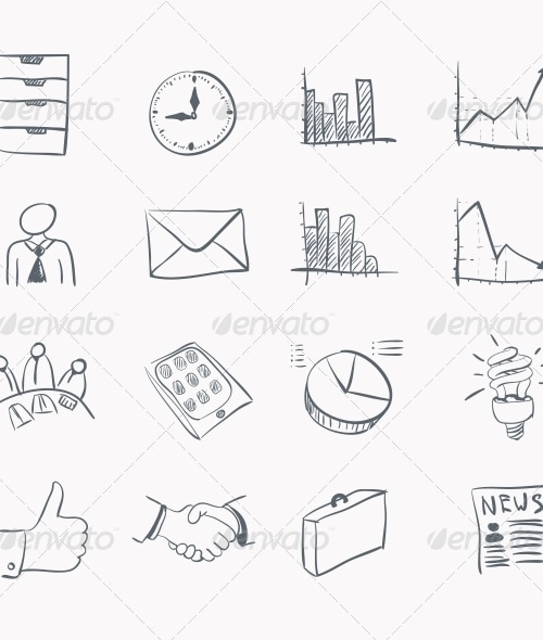 Sticker Icon Set, Vectors | GraphicRiver
