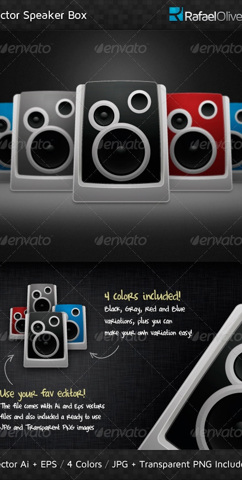 Vector Speaker Box, Vectors | GraphicRiver