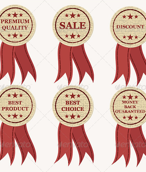 Set of Ribbons, Vectors | GraphicRiver