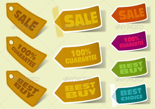 Collect Sticker, Vectors | GraphicRiver