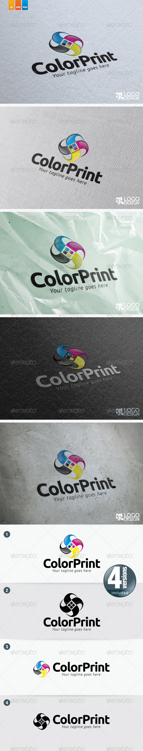 Colour Print, Logo Templates | GraphicRiver