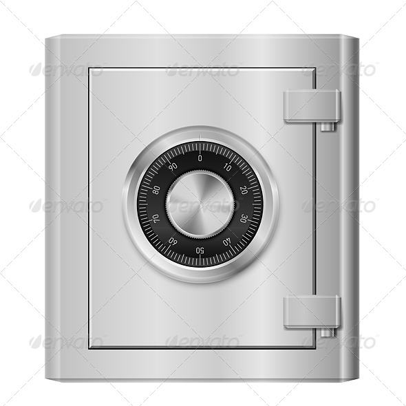 Steel Safe, Vectors | GraphicRiver