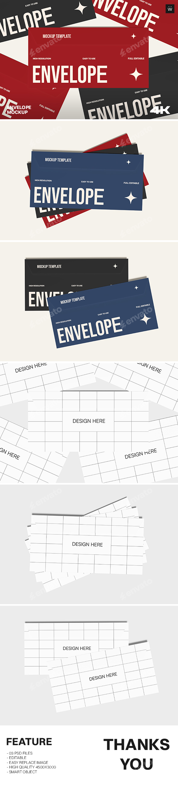 Envelope Mockup - Stationery Print