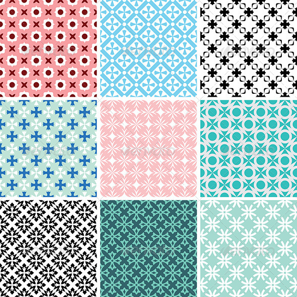 Abstract Vector Patterns, Vectors | GraphicRiver