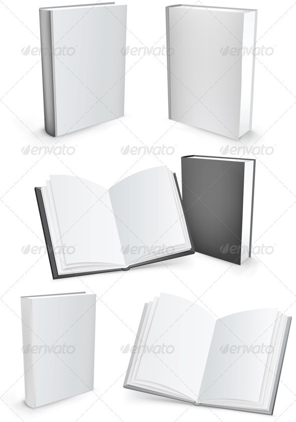 Vector books, Vectors | GraphicRiver