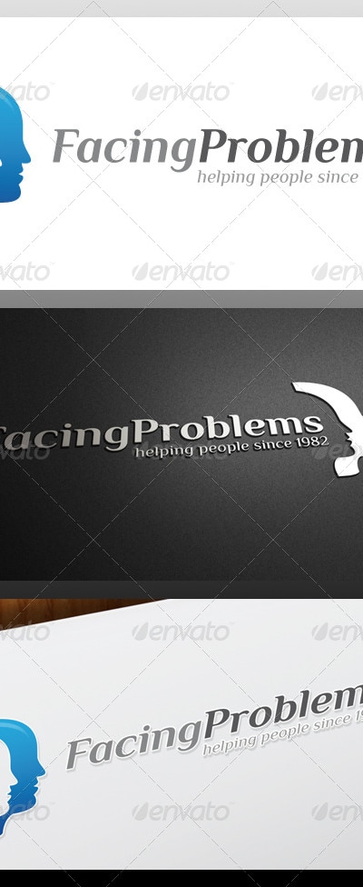 Facing Problems Logo Template, Logo Templates | GraphicRiver