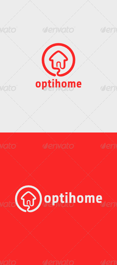 Opti Home Logo, Logo Templates | GraphicRiver
