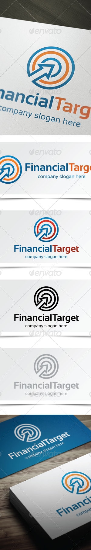 Financial Target, Logo Templates | GraphicRiver