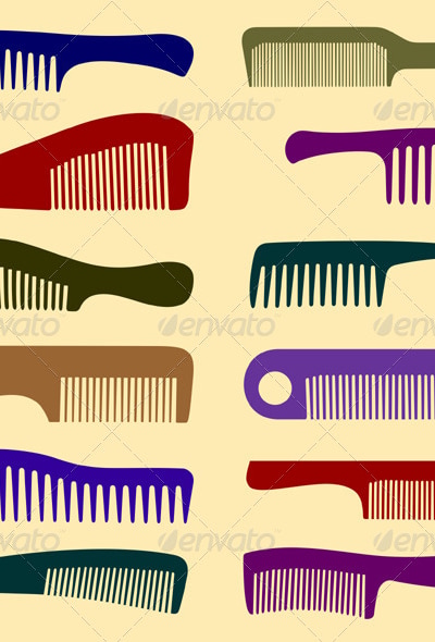 Combs, Vectors | GraphicRiver