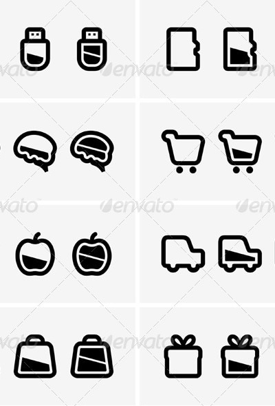 Indicator Icons, Vectors | GraphicRiver