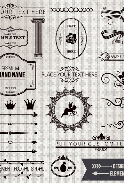 Design Elements Part 1, Vectors | GraphicRiver