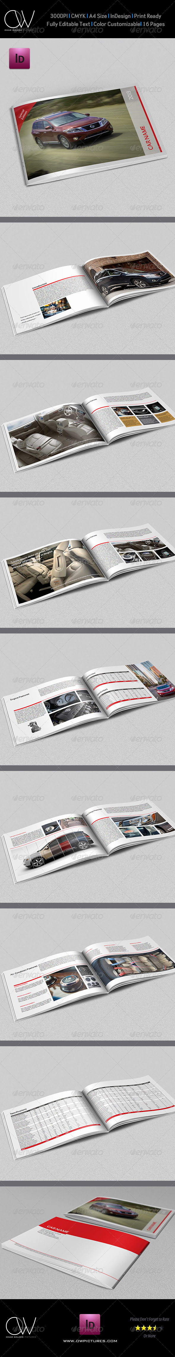 Car Catalog Brochure Template - 16 Pages, Print Templates | GraphicRiver