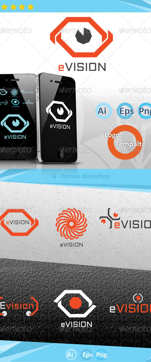 eVision Logo, Logo Templates | GraphicRiver