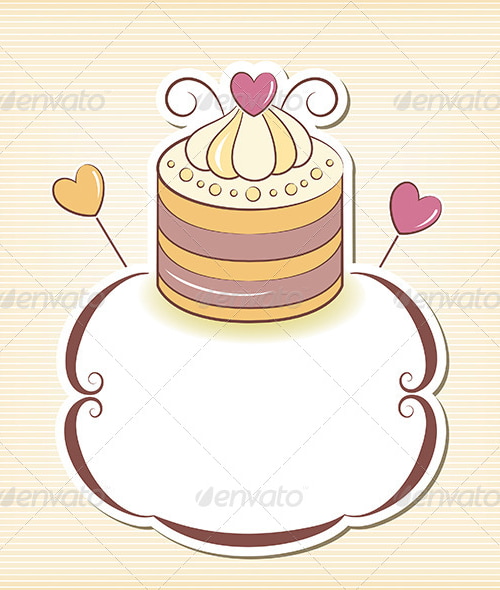 Cupcake Design Frame, Vectors | GraphicRiver