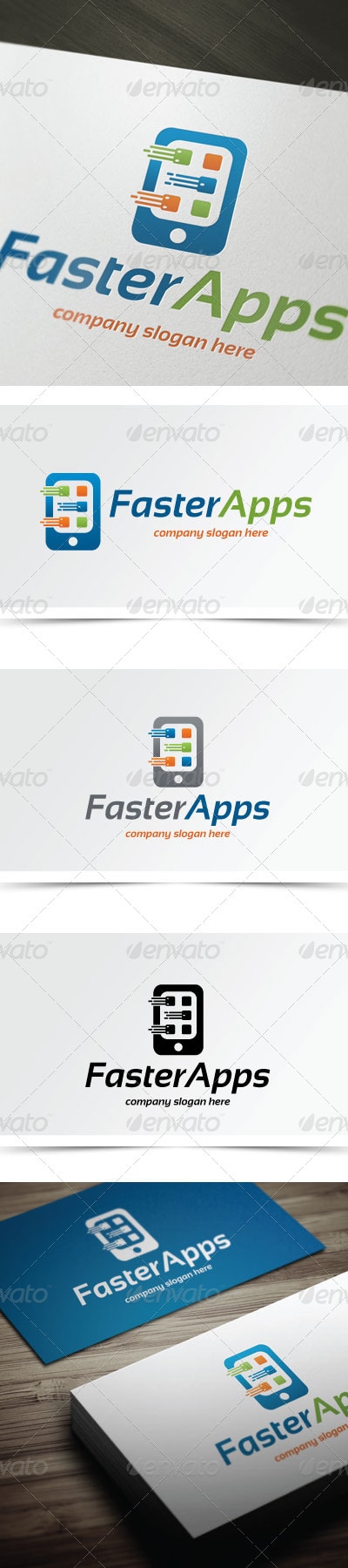 Faster Apps, Logo Templates | GraphicRiver