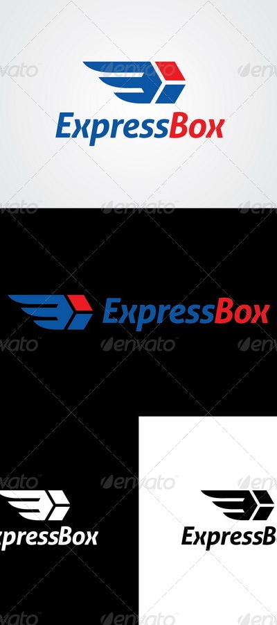 Express Box Logo, Logo Templates | GraphicRiver