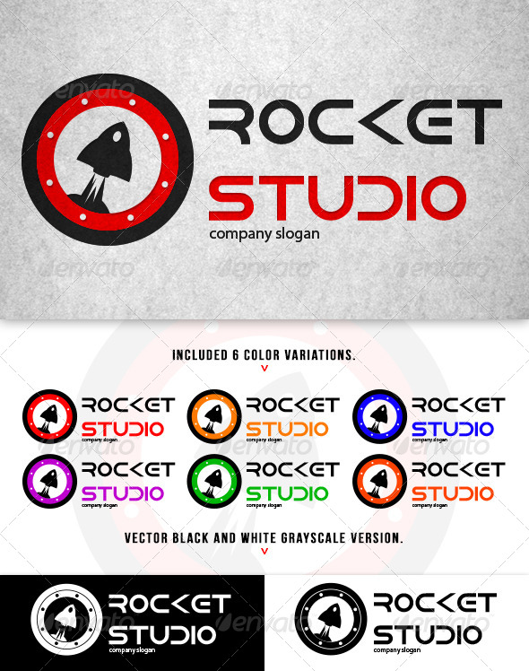 Rocket Studio Logo , Logo Templates | GraphicRiver