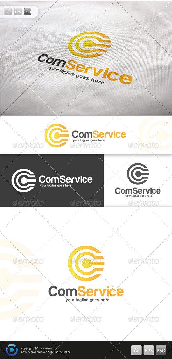 Com Service Logo, Logo Templates | GraphicRiver
