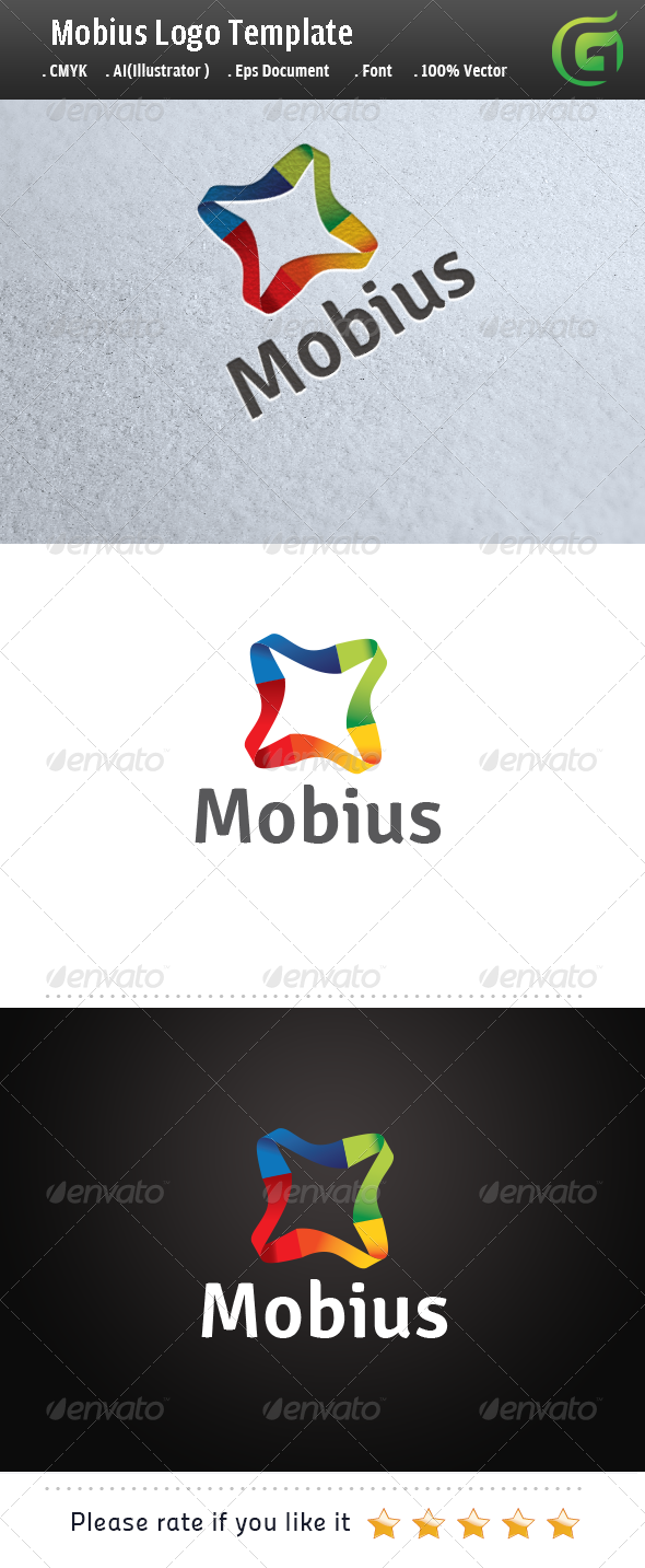 Mobius Ribbon Logo, Logo Templates | GraphicRiver
