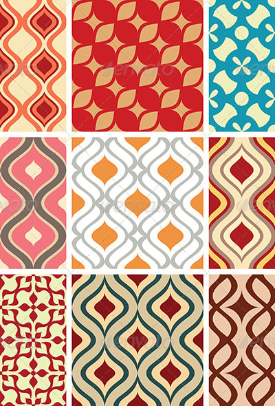 Abstract Vector Patterns, Vectors | GraphicRiver