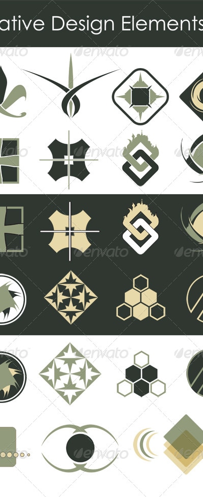 Creative Design Elements Collection, Vectors | GraphicRiver