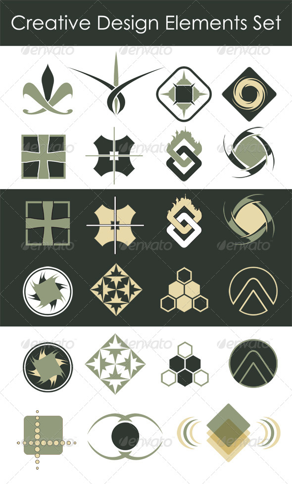 Creative Design Elements Collection, Vectors | GraphicRiver