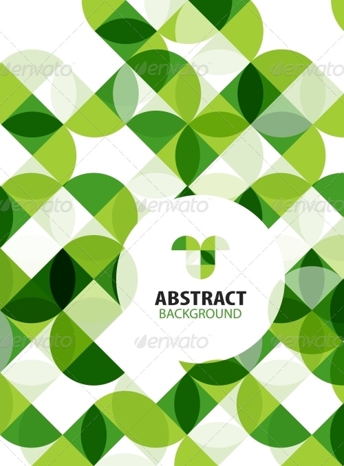 Green Modern Geometrical Abstract Background, Vectors | GraphicRiver