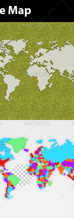 Puzzle Map, Graphics | GraphicRiver