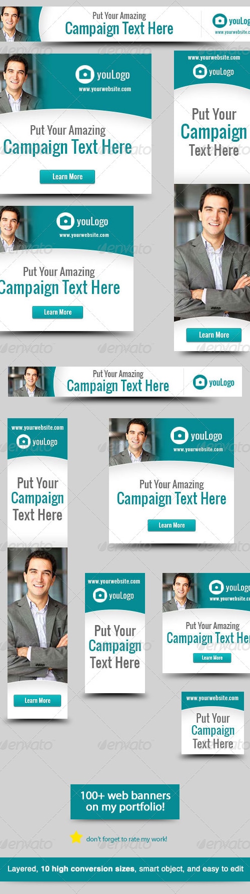 Corporate Web Banner Design Template 28, Web Elements | GraphicRiver