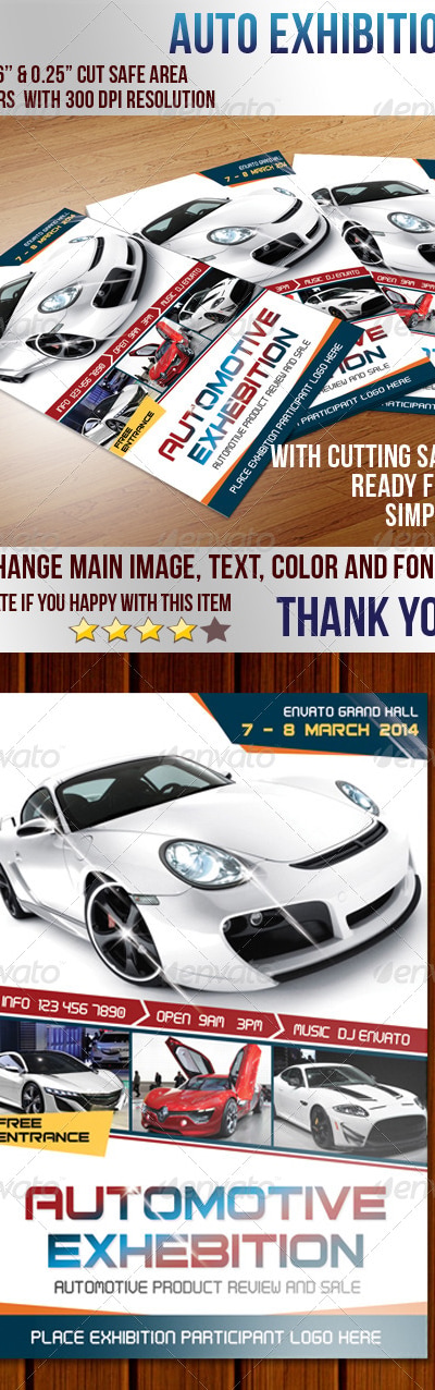 Auto Exhibition V2, Print Templates | GraphicRiver