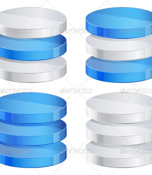 Database Icon Illustration, Vectors | GraphicRiver