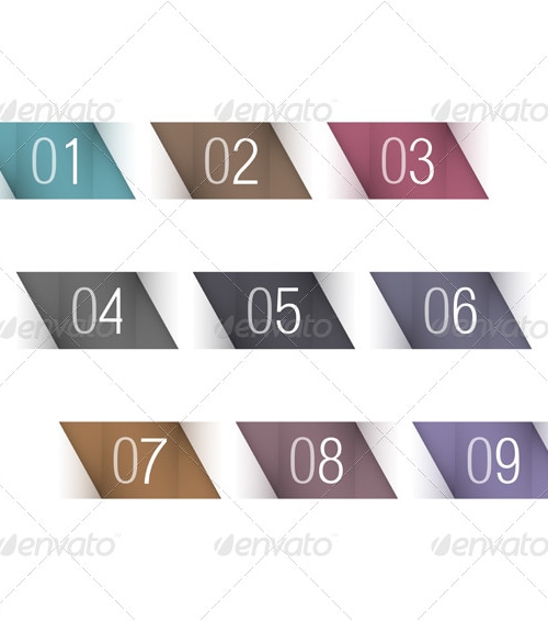 Numbers, Vectors | GraphicRiver